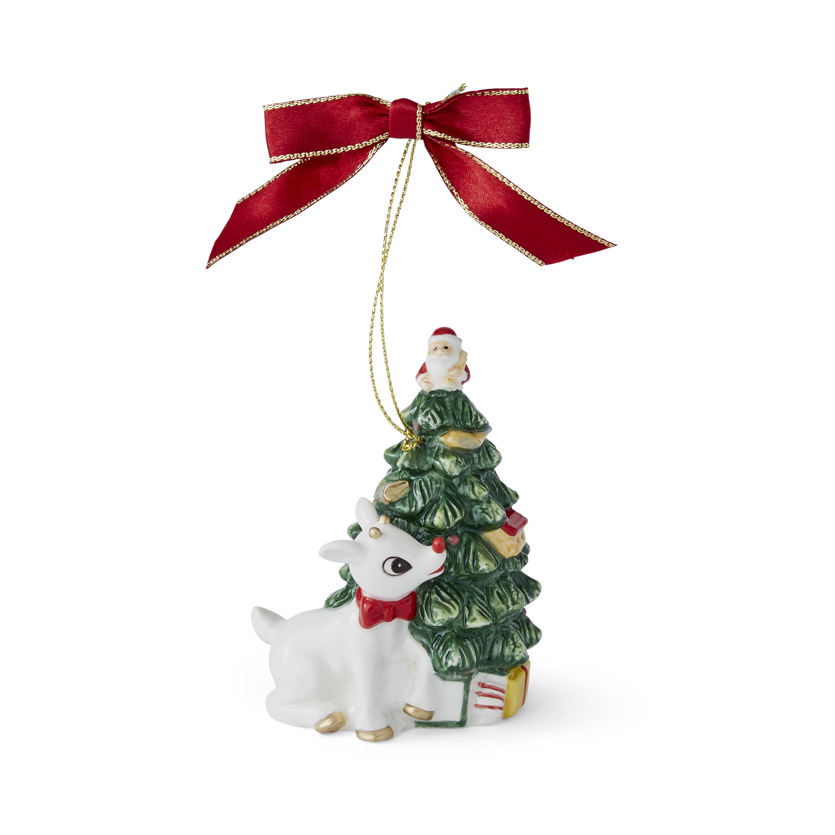 Rudolph The Red-Nosed Reindeer With Spode Tree Ornament image number null